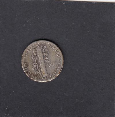 Beschrijving: 1 Dime MERCURY